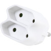 Vivanco Adapter Schuko To 2X Euro Socket - (VVELADASCH2EUW)