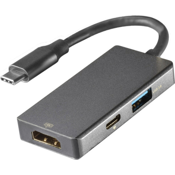 Vivanco Type C Super Speed Hub 3 In 1 Hdmi 4K 60 Hz - (HUBHDUSBPC)