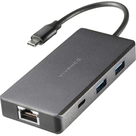 Vivanco Type C Super Speed Hub 6 In 1 Hdmi 4K 60 Hz - (HUB61ALLTPC)