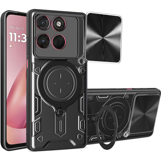 Techsuit - Camguard Pro - Motorola Moto G57 Power / G67 Power - Black