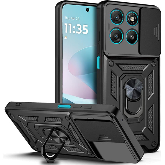 Techsuit - Camshield Series - Motorola Moto G57 Power / G67 Power - Black