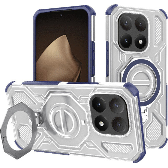 Techsuit - Carbon Shield Pro - Xiaomi 15T - Blue Transparent