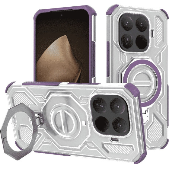 Techsuit - Carbon Shield Pro - Xiaomi 15T Pro - Purple Transparent
