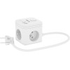 Inne Kerg 3-Socket Power Cube + USB-A+USB-C Charger 1.5m 3x1.5mm2 H05VV-F 16A/250V~ Smart white
