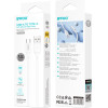 BWOO 3A Silicone Cable X329C USB-C 3A 1m white