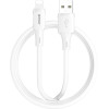 BWOO 3A Silicone Cable X329L USB-C - Lightning 3A 1m white