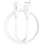 BWOO 3A Silicone Cable X329L USB-C - Lightning 3A 1m white