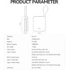 BWOO Power Bank P74 22.5W 10000 Mah With 2 built-In Cables 1 x USB-C 1 x Lightning black