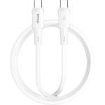 BWOO Silicone Cable X329CC 65W USB-C 1m white