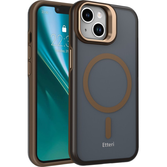 Etteri Morning Fog Case For Iphone 13 6,1'' brown