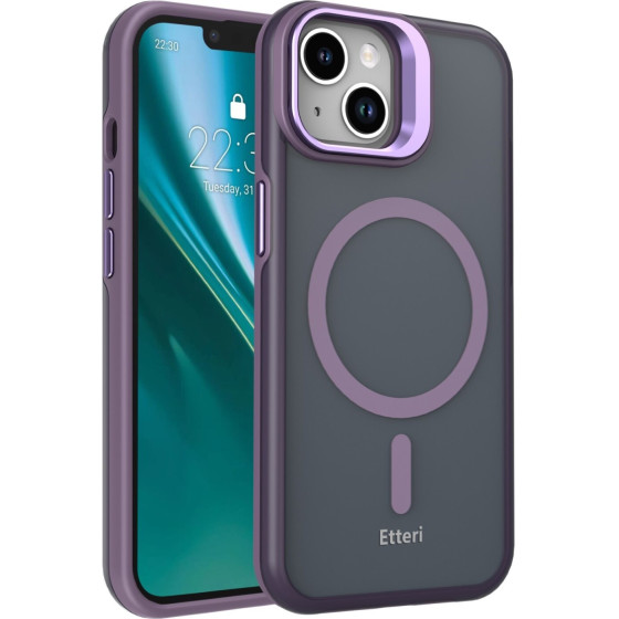 Etteri Morning Fog Case For Iphone 15 6,1'' purple