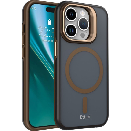 Etteri Morning Fog Case For Iphone 15 Pro 6,1'' brown