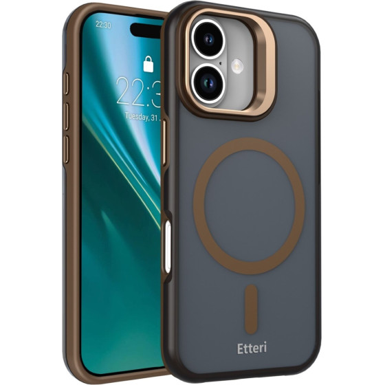 Etteri Morning Fog Case For Iphone 16 6,1'' brown