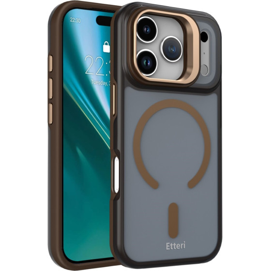 Etteri Morning Fog Case For Iphone 17 Pro Max 6,9'' brown
