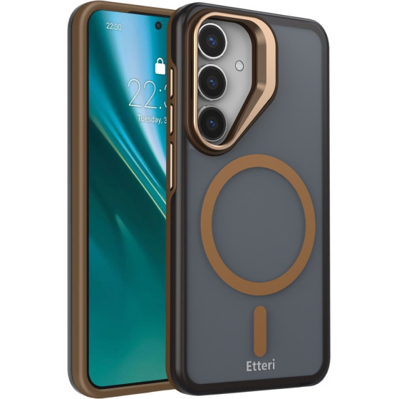 Etteri Morning Fog Case For Samsung S25 brown
