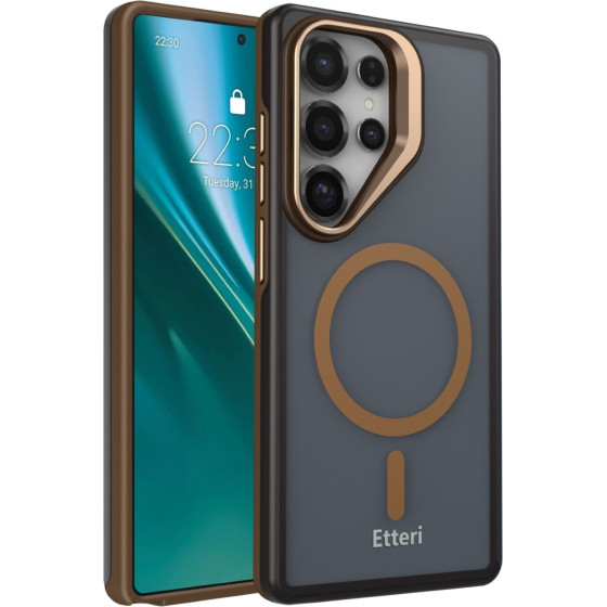 Etteri Morning Fog Case For Samsung S25 Ultra brown