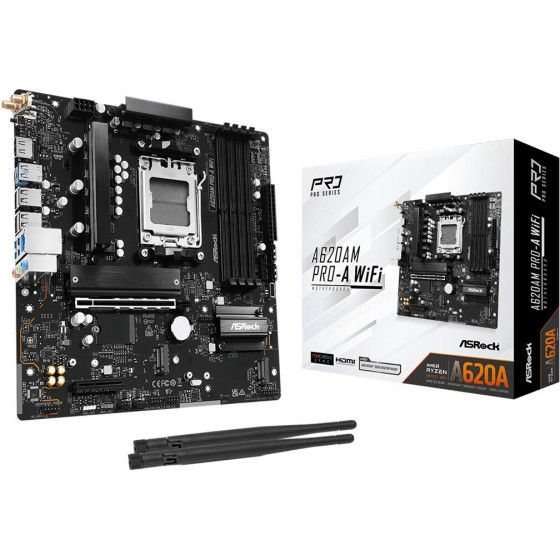 Asrock Motherboard - (A620AM PRO-A WIFI)