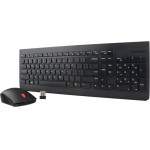 Lenovo Keyboard Mouse Included Universal Rf Wireless Qwerty Us English Black - (4X30M39497)