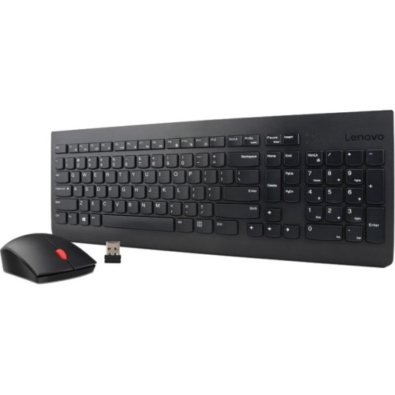 Lenovo Keyboard Mouse Included Universal Rf Wireless Qwerty Us English Black - (4X30M39497)