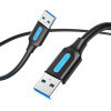 Vention Usb 3.0 A Male To A Male Cable 0.5M Black Pvc Type - (CONBD)