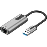 Vention Usb 3.0-A To Gigabit Ethernet Adapter Gray 0.15M Aluminum Alloy Type - (CEWHB)