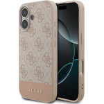 Guess Pu 4G Stripe Case For Iphone 17 Pink - (GUHCP17SG4GLPI)
