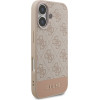 Guess Pu 4G Stripe Case For Iphone 17 Pink - (GUHCP17SG4GLPI)