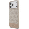 Guess Pu 4G Stripe Case For Iphone 17 Pro Max Pink - (GUHCP17XG4GLPI)