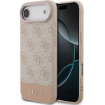 Guess Pu 4G Stripe Case For Iphone Air Pink - (GUHCP17MG4GLPI)
