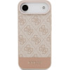Guess Pu 4G Stripe Case For Iphone Air Pink - (GUHCP17MG4GLPI)