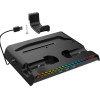iPega P5S006H Multifunctional Charging Rgb Stand With Cooling For PS5 Slim Black - (PG-P5S006H)