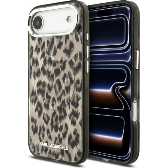 Karl Lagerfeld Iml Leopard Magsafe Case For Iphone Air Brown - (KLHMP17MHDLEOICW)