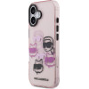 Karl Lagerfeld Iml Multi K&Ch Heads Case For Iphone 17 Pink - (KLHCP17SHMCHKCOP)