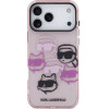Karl Lagerfeld Iml Multi K&Ch Heads Case For Iphone 17 Pro Max Pink - (KLHCP17XHMCHKCOP)