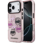 Karl Lagerfeld Iml Multi K&Ch Heads Case For Iphone 17 Pro Pink - (KLHCP17LHMCHKCOP)
