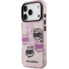 Karl Lagerfeld Iml Multi K&Ch Heads Case For Iphone 17 Pro Pink - (KLHCP17LHMCHKCOP)