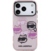 Karl Lagerfeld Iml Multi K&Ch Heads Case For Iphone 17 Pro Pink - (KLHCP17LHMCHKCOP)