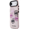 Karl Lagerfeld Iml Multi K&Ch Heads Case For Iphone Air Pink - (KLHCP17MHMCHKCOP)
