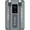 Verbatim Powerbank Charge n Go 10000mAh With Stand Magnetic Wireless Tft Display 2xUSB-C Cable Grey - (32272)