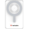 Verbatim Powerbank Charge n Go 10000mAh With Stand Magnetic Wireless Tft Display 2xUSB-C Cable Silve - (32273)
