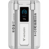 Verbatim Powerbank Charge n Go 10000mAh With Stand Magnetic Wireless Tft Display 2xUSB-C Cable Silve - (32273)