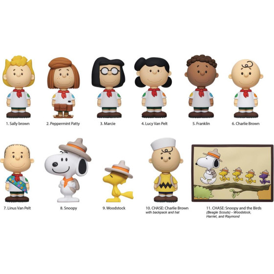 Monogram: Peanuts Series2 - 3D Foam Bag Clips Figures (Blind Bag/Random) (34010)