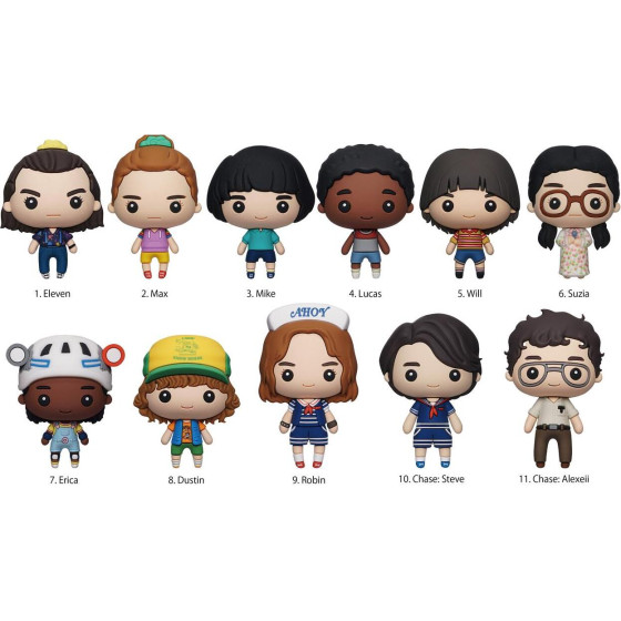 Monogram: Stranger Things (Series3) (Blind Bag/Random) 3D Foam Bag Clips Figures (32560)