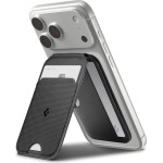 Spigen S314-2 Slim Fold Tripod Magsafe Universal Magnetic Card Holder Black - (AFA10406)