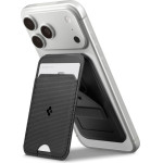 Spigen S314-3 Slim Fold Tripod Magsafe Universal Magnetic Card Holder Black - (AFA10751)