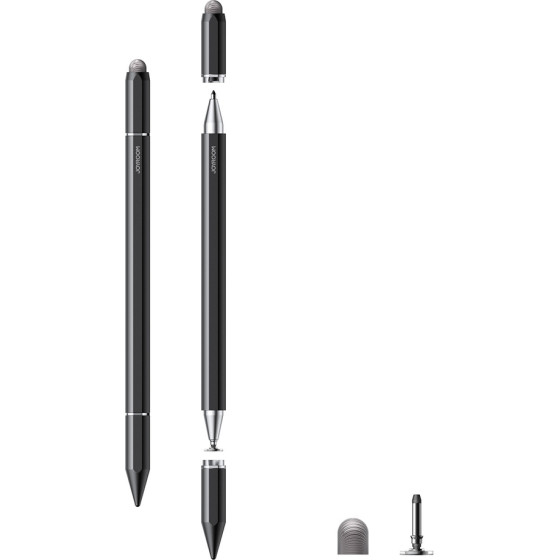 Joyroom JR-BP561 3-in-1 Passive Magnetic Capacitive Stylus - Black - (JR-BP561 black)