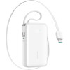 Joyroom JR-PR2 35W 10000mAh Power Bank With Retractable USB-C Cable And Built-In Lightning Cable - White - (JR-PR2 white)