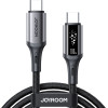 Joyroom S-A60 Startalk 100W USB-C - USB-C Cable 1.2m - Black - (S-A60 C-C 100W 1.2m black)