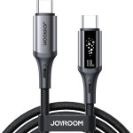 Joyroom S-A60 Startalk 100W USB-C - USB-C Cable 1.2m - Black - (S-A60 C-C 100W 1.2m black)