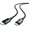 Joyroom S-A60 Startalk 100W USB-C - USB-C Cable 1.2m - Black - (S-A60 C-C 100W 1.2m black)
